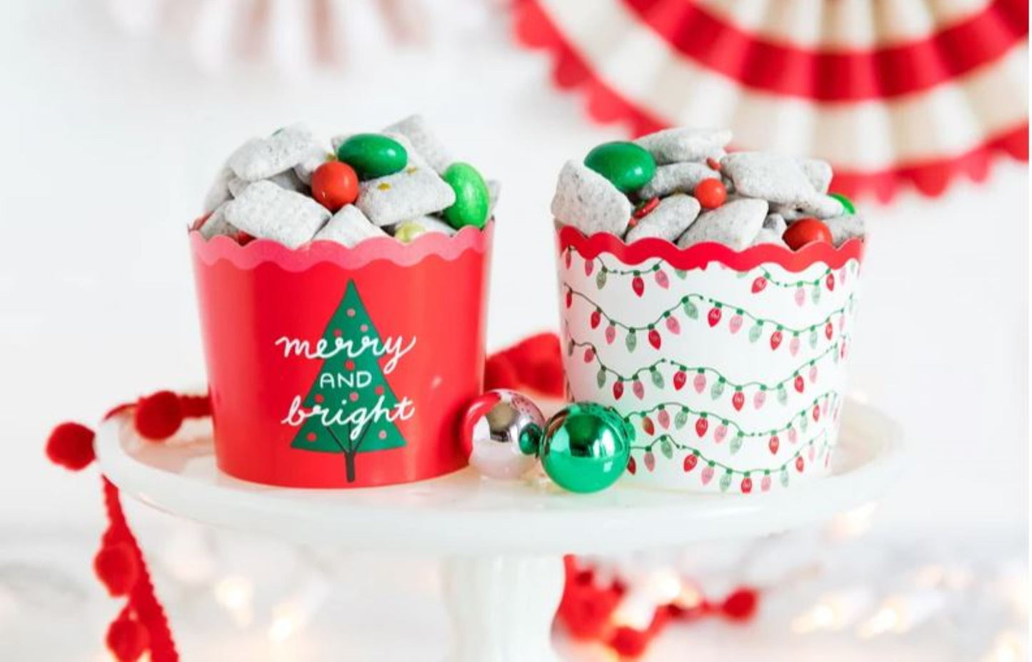 Christmas Lights Treat Cups