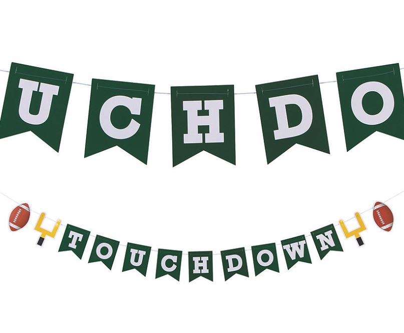 Football Touchdown Garland