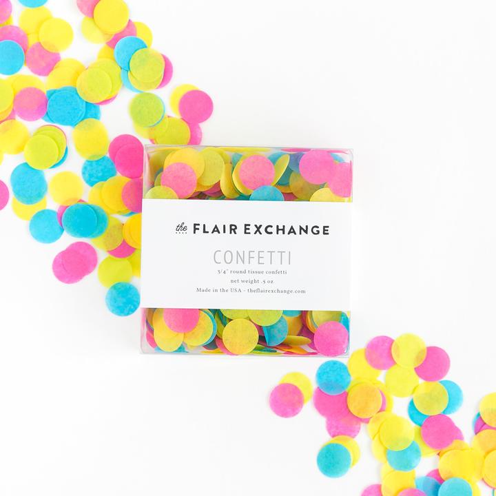 Handcut Confetti - Neon