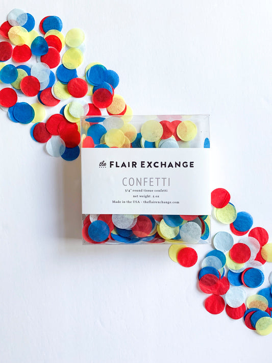 Handcut Confetti- Carnival