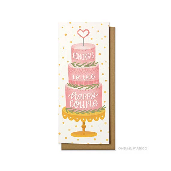 Wedding Cake Money Card