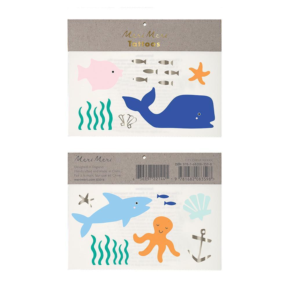 Meri Meri Under The Sea Tattoos