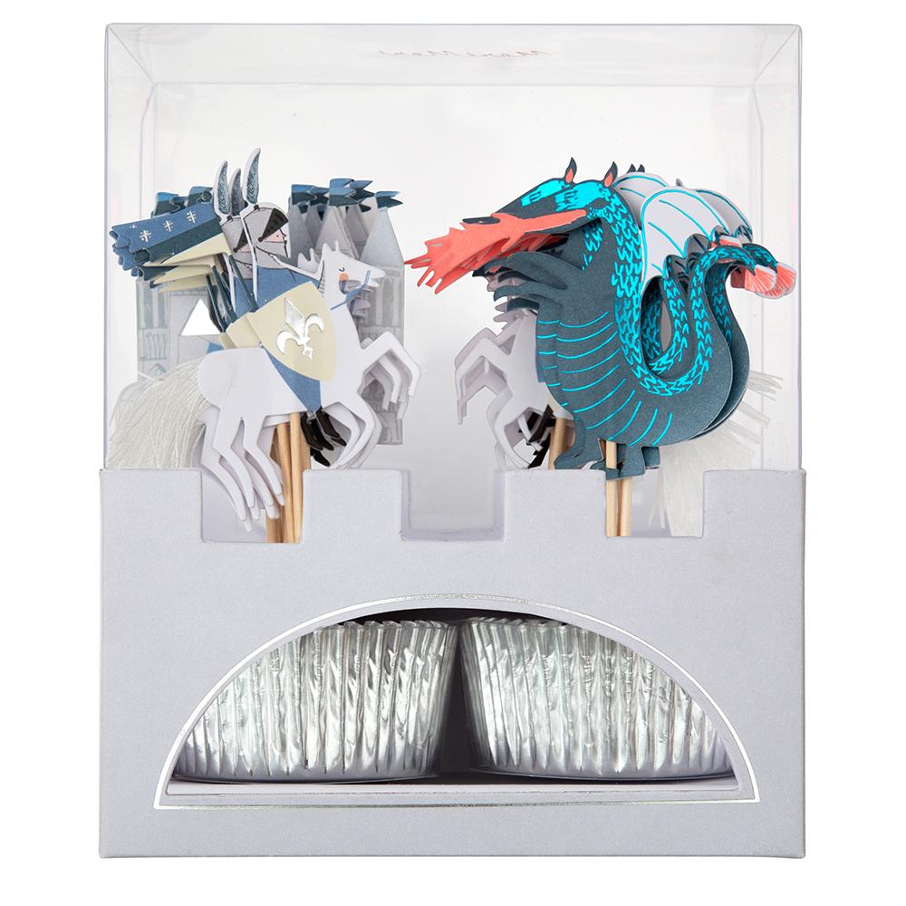 Meri Meri Dragon Knights Cupcake Kit