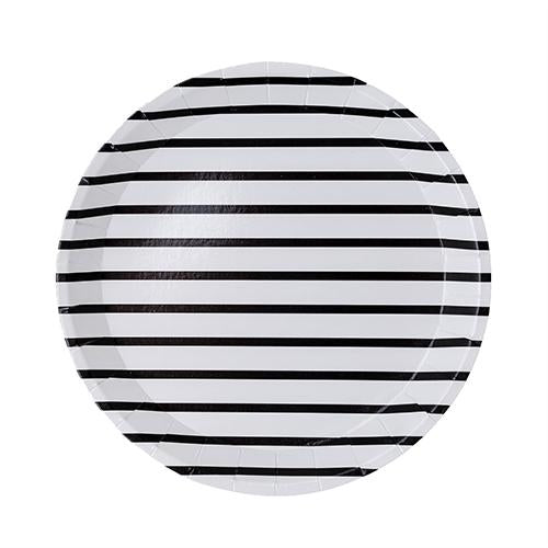 Striped Dessert Plate