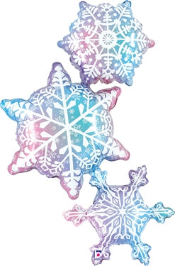 Winter Wonderland Snowflake Balloon 50 Inch