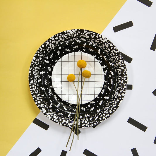 Grid Mini Canape Plates