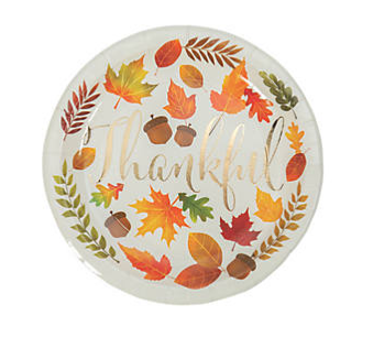 Thankful Dessert Plates