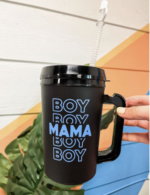 Thermo Mug - Boy Mama (Black)