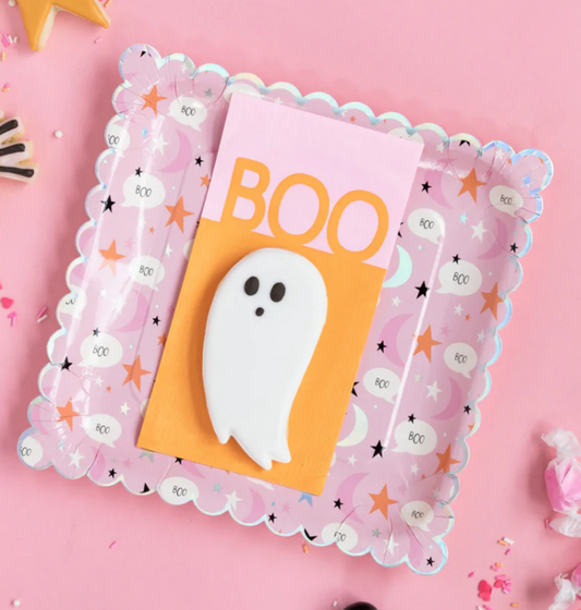 Happy Haunting Scalloped Plates