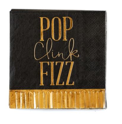 Pop Clink Fizz Cocktail Napkin