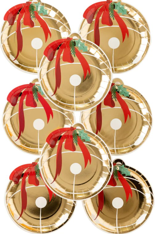 North Pole Express Bell Shaped Plate