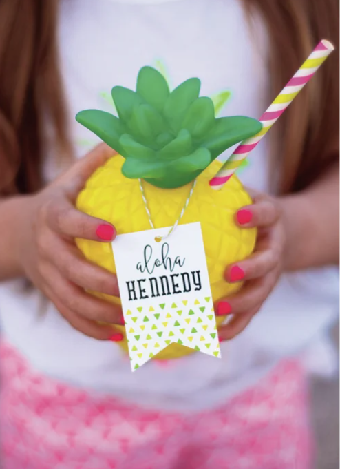 Pineapple Plastic Cups
