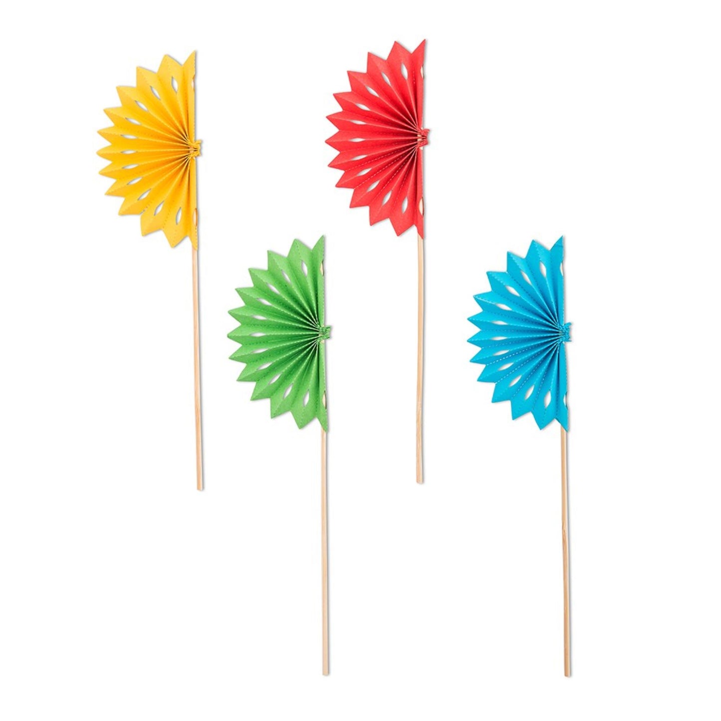 Fiesta Fan Cocktail Stir Sticks