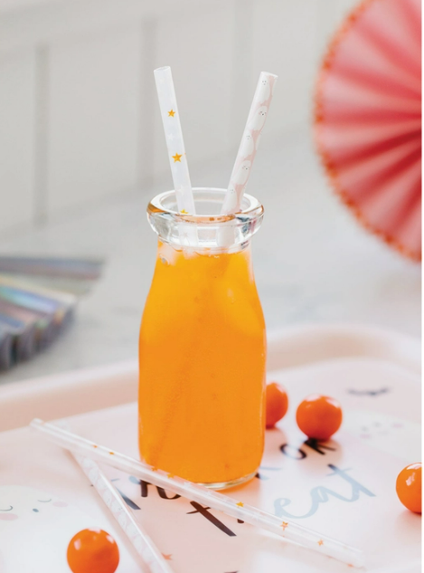 Ghosts and Stars Reusable Straws