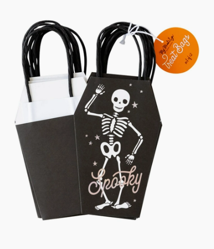 Holographic Skeleton Treat Bags