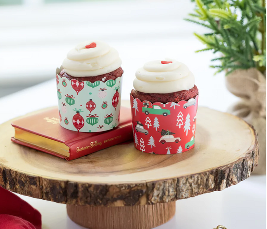 Ornaments and Trucks Christmas Food Cups (50 pcs)