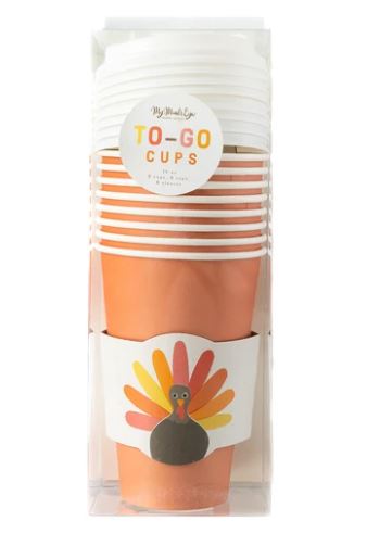 Turkey To-Go Cups (8ct - 16oz)