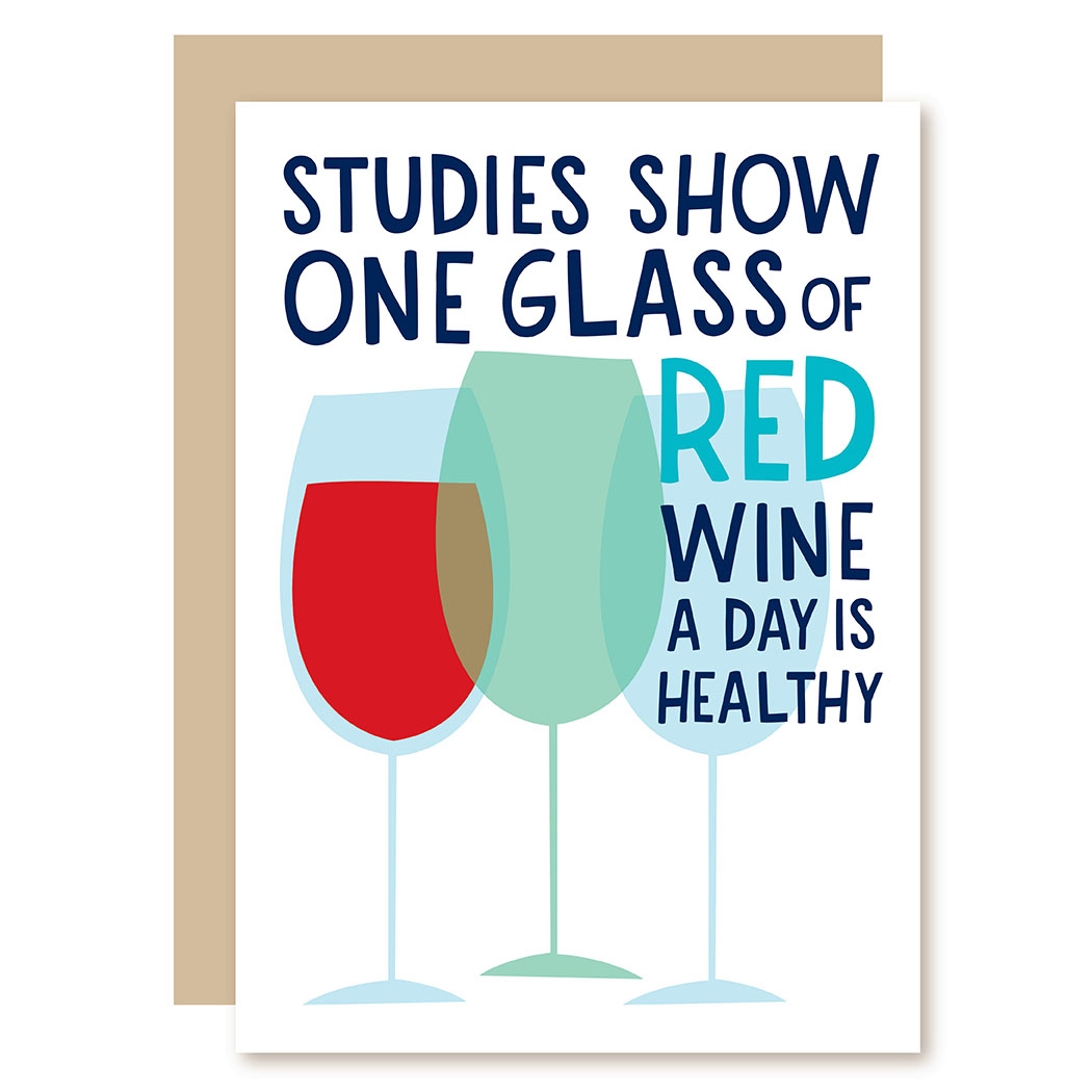 Studies Show Birthday Card
