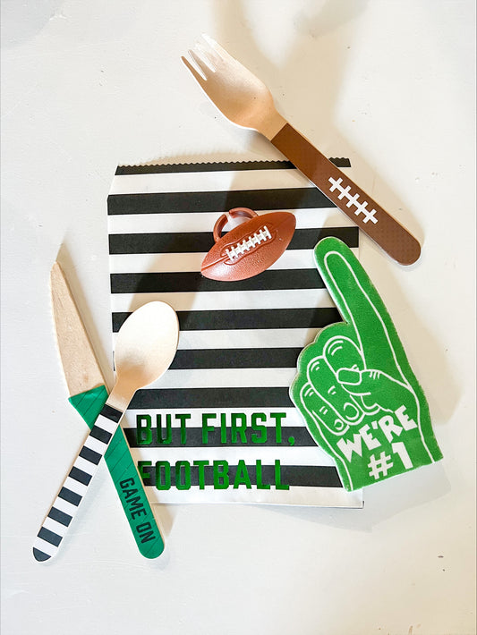 Assorted Football Tailgate Flatware