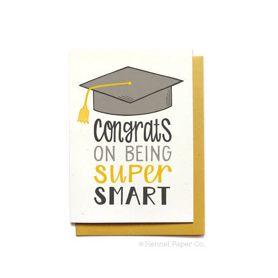 Super Smart Graduation Card