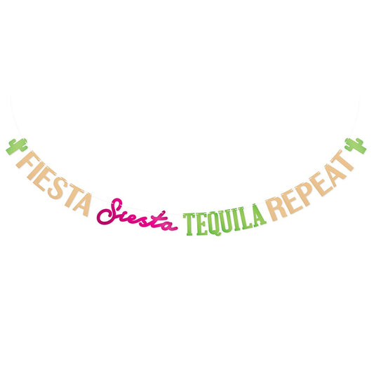 Fiesta Siesta Tequila Repeat Banner