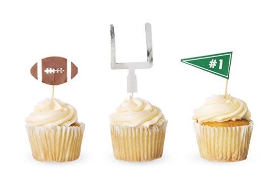 Assorted Football Tailgate Treat Picks