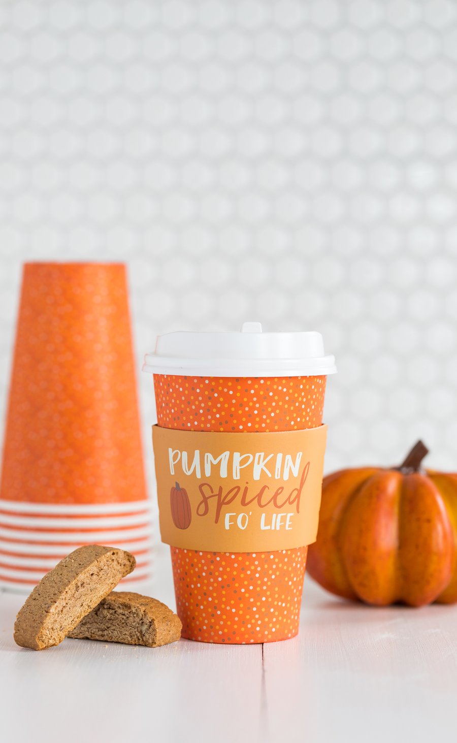 Pumpkin Spice Fo' Life Coffee Cups