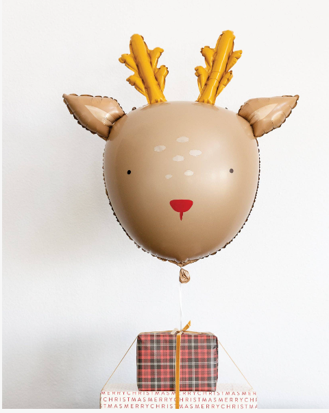 Rudolph Reindeer Mylar Balloon
