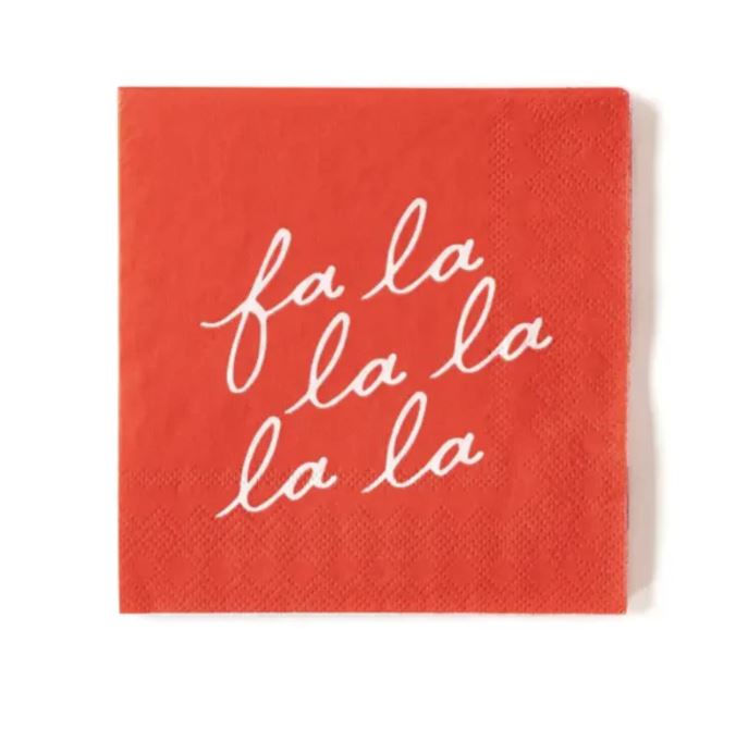 Fa La La Cocktail Napkins