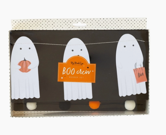 Boo Crew Ghosts Banner Set