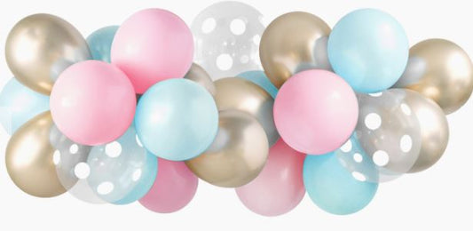 Gender Reveal Balloon Garland