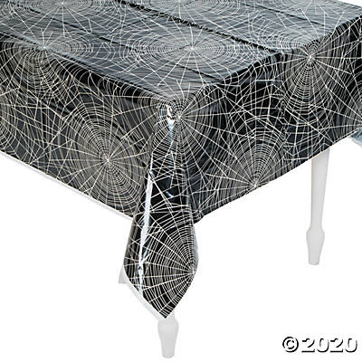 Halloween Spider Web Tablecloth