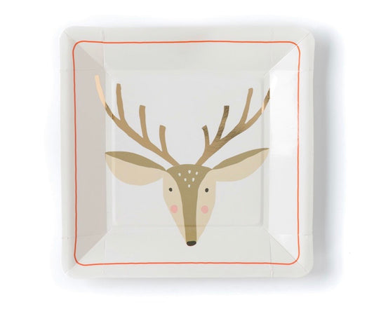 Holiday Deer Plate