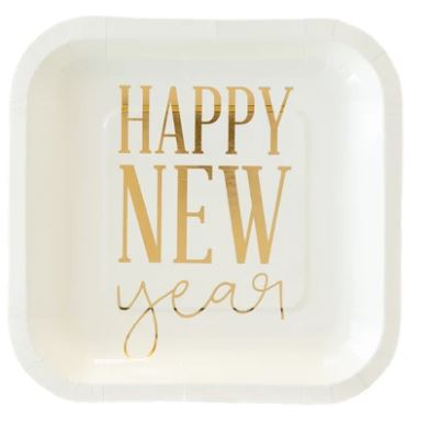 New Year Plates
