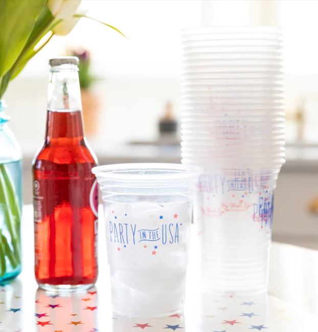 Party In The USA Plastic Cups