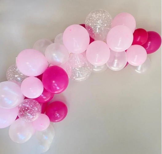 Pink Blend & Stars Balloon Garland Kit