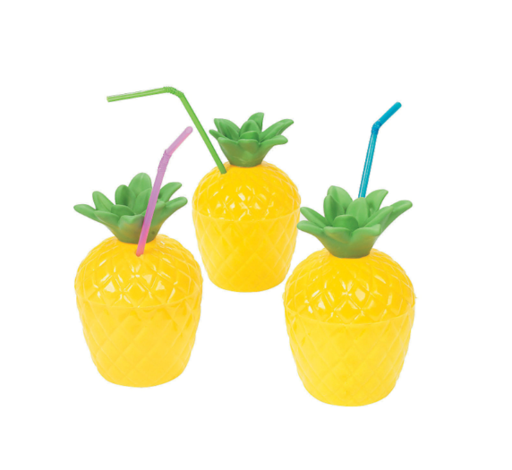Pineapple Plastic Cups