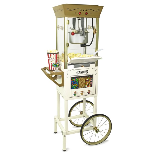 Popcorn Cart w/ Candy Dispenser
