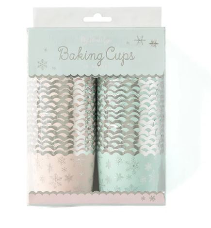 Snowflake Baking Cups