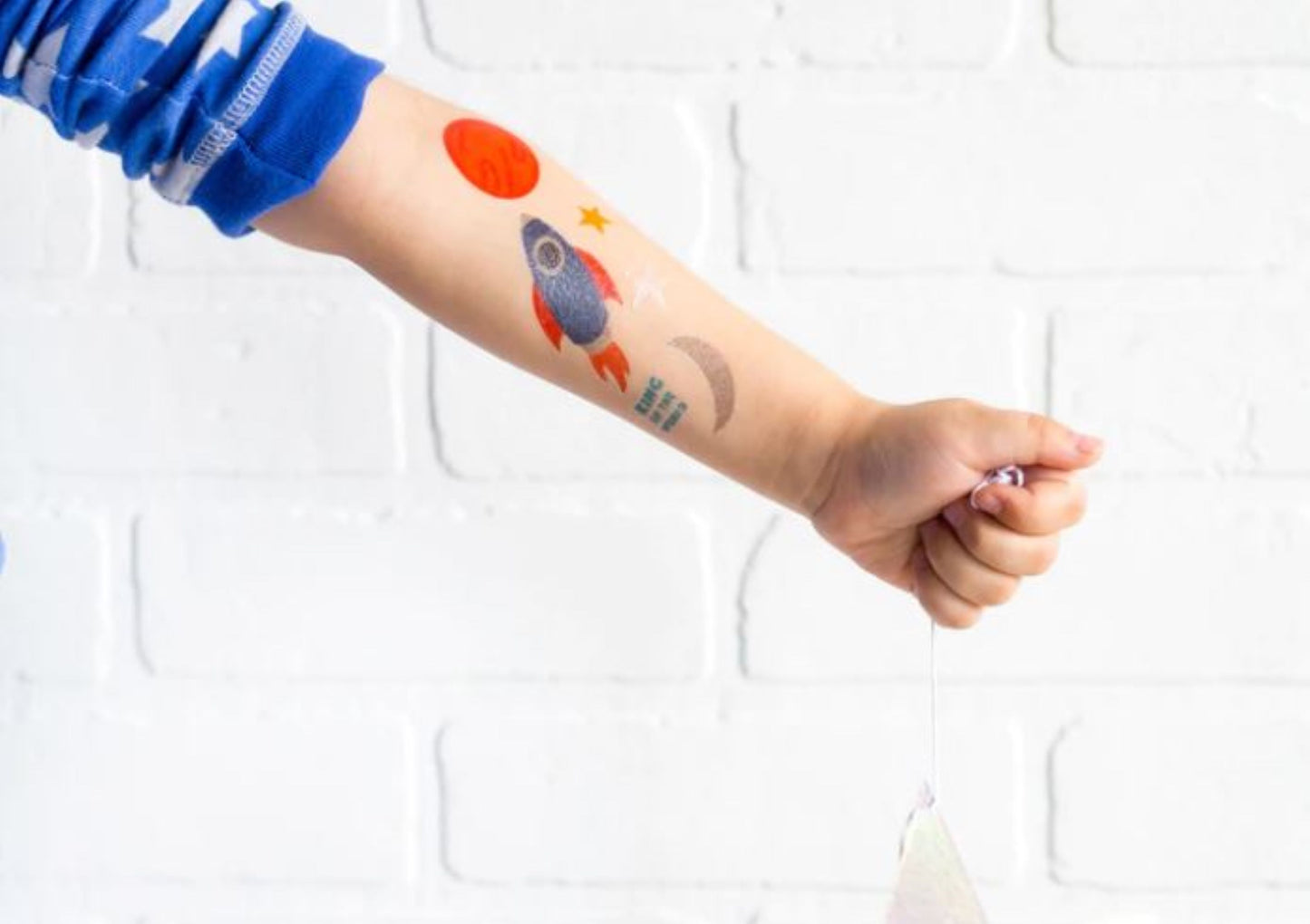 Space Rocket Temporary Tattoos