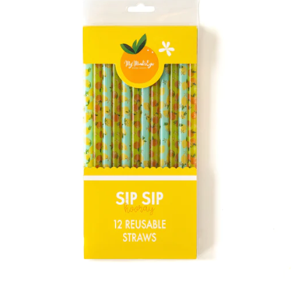 Fruit Reusable Straws