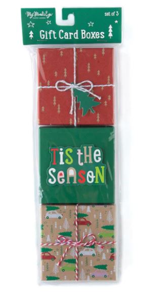 Tis The Season Gift Card Boxes